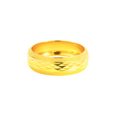 22k Yellow Gold Fancy Band Ring measuring 5