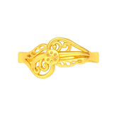 22k Yellow Gold Religious Om Rings in size 10 and total gold weight of 5.26g