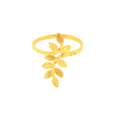 22k Yellow Gold Cocktail Fancy Ring in size 7 and total gold weight of 2.15g