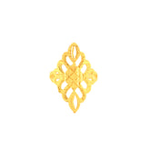 22k Yellow Gold Stylish Filigree Rings in size 7 and total gold weight of 3.25g