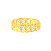 22k Yellow Gold Bands Filigree Rings in size 6.5 and total gold weight of 1.96g