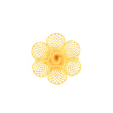 22k Yellow Gold Fancy Flower Ring in size 7 and total gold weight of 3.05g