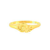 22k Yellow Gold Baby Ring in size 4 in size and total gold weight of 1.62g