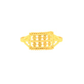 22k Yellow Gold Baby Ring in size and total gold weight of 1.1g