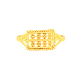 22k Yellow Gold Baby Ring in size and total gold weight of 1.1g