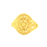 22k Yellow Gold Fancy Baby Ring in size 0.5. Total gold weight is approximately 1.44g.