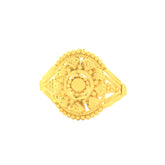 22k Yellow Gold Fancy Baby Ring in size 0.5. Total gold weight is approximately 1.44g.