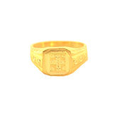 22k Yellow Gold Baby Ring in size 1 and total gold weight of 1.83g