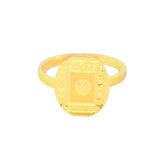 22k Yellow Gold Baby Ring in size 2 and total gold weight of 1.04g