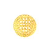 22k Yellow Large Gold Fancy Adjustable Ring with total gold weight of 7.4g
