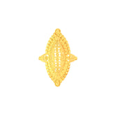 22k Yellow Gold Fancy Marquise Ring in size 7 and total gold weight of 3.31g