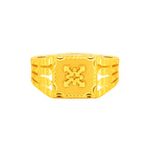 Mens' 22K Gold Detailed Ring