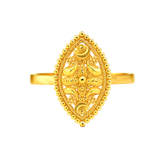22K Gold Filigree Baby Ring