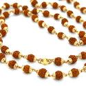 Gold Rudraksha Necklace