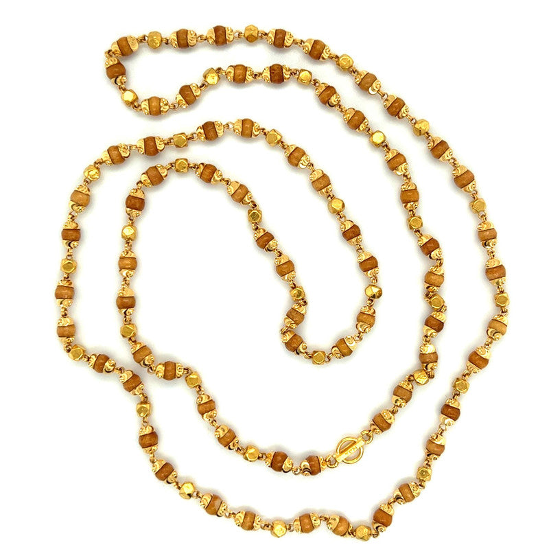 Tulsi mala in gold designs with price Clearance