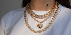 Gold Foxtail Chains