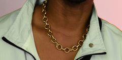 Men's Gold Figaro Chains