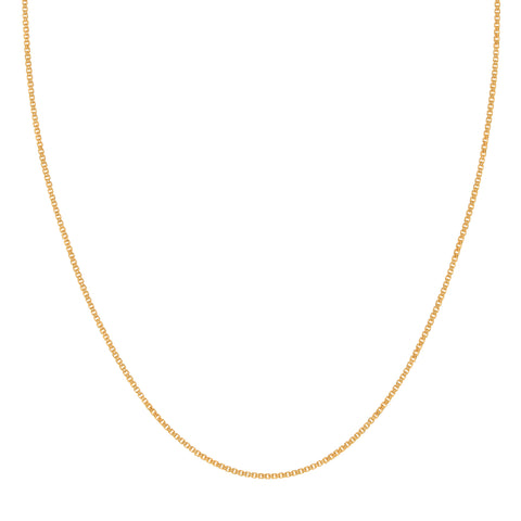 16'' Yellow Gold  Fancy Box Chain 1.5MM