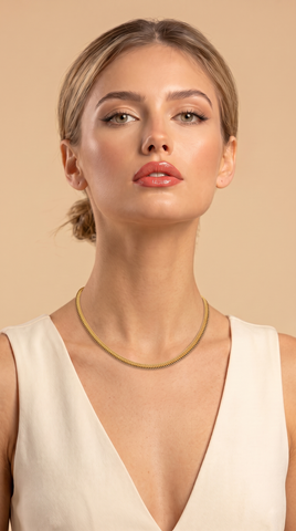 14'' Franco Yellow Gold 1MM
