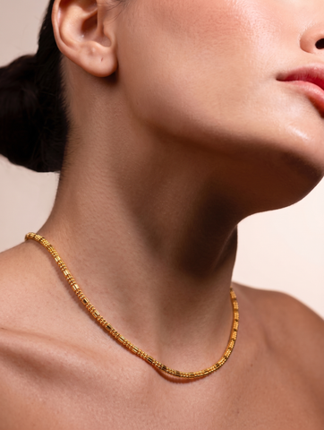 18'' Fancy Yellow Gold Chain 2.5MM