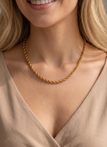 18'' Rope Yellow Gold 2.7MM