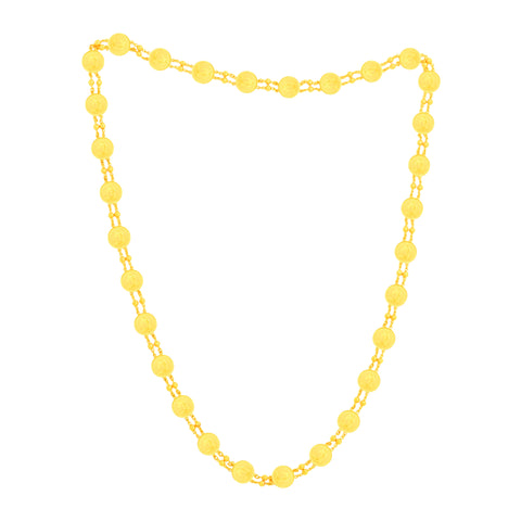 22K Yellow Gold Queen Coin Statement Necklace