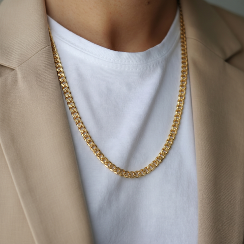 20'' Miami Cuban Yellow Gold Chain 5.7MM