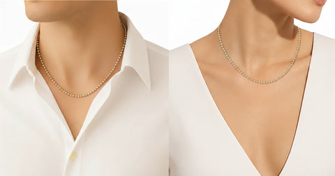 20'' Ball Bead Yellow Gold 1.5MM