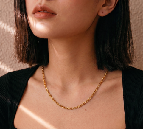 20'' Link Yellow Gold 2MM
