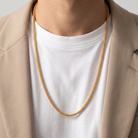 20'' Round Fox Yellow Gold 3MM
