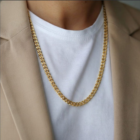 22'' Miami Cuban Yellow Gold Chain 4.7MM