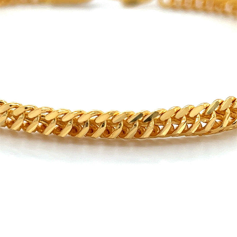 22K Gold Men's Dapper Bracelet