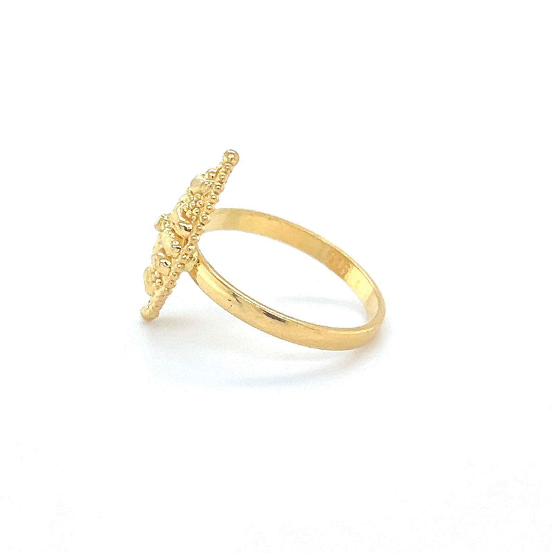 22K Gold Filigree Baby Ring