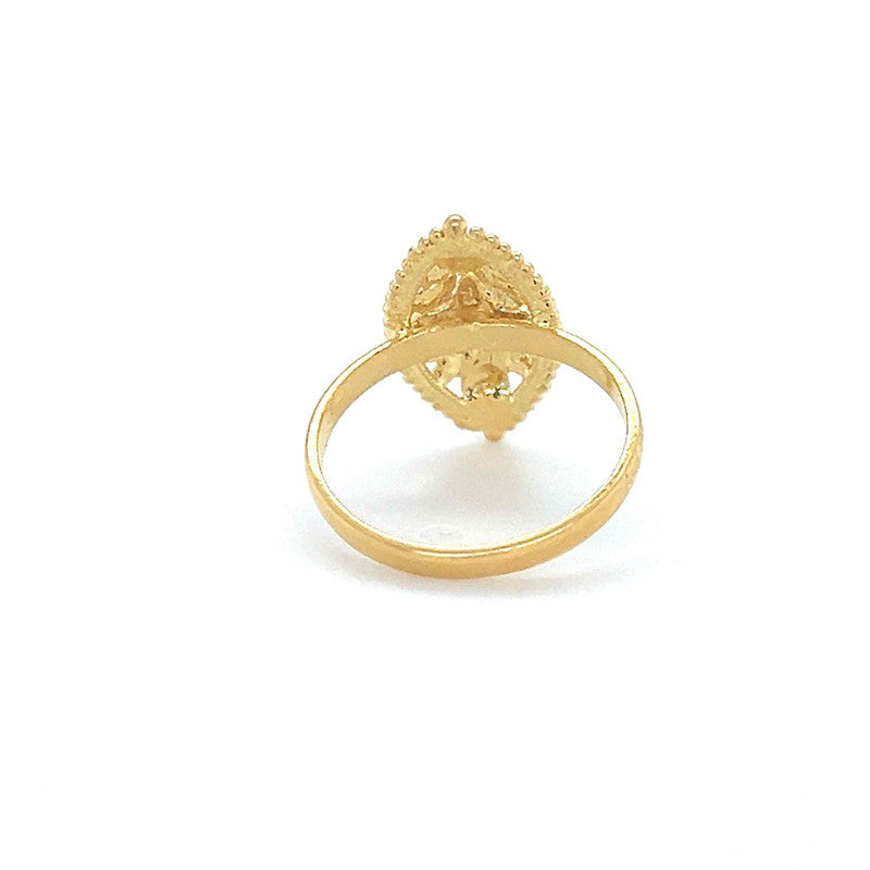 22K Gold Filigree Baby Ring