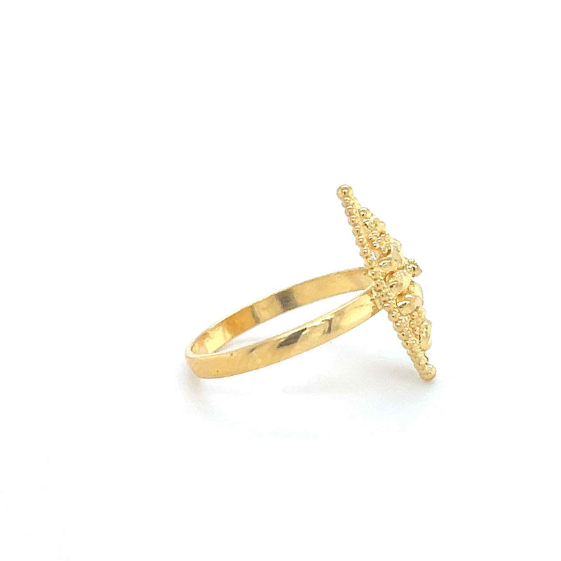 22K Gold Filigree Baby Ring