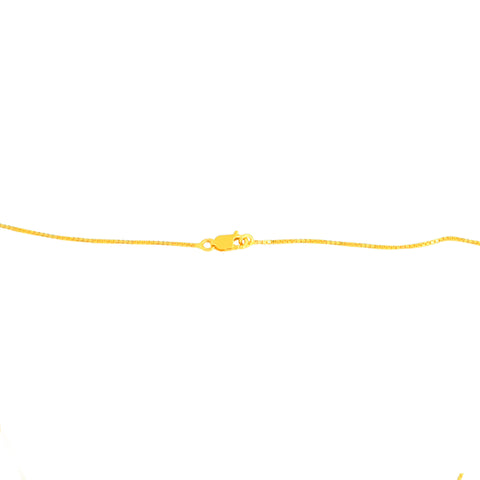 22K Yellow Gold Ball-Bead Exquisite Necklace
