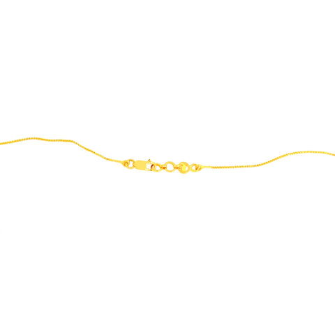 22K Yellow Gold Ball-Bead Chic Necklace