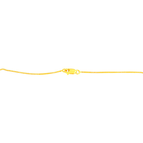 22K Yellow Gold Ball-Bead Contemporary Necklace