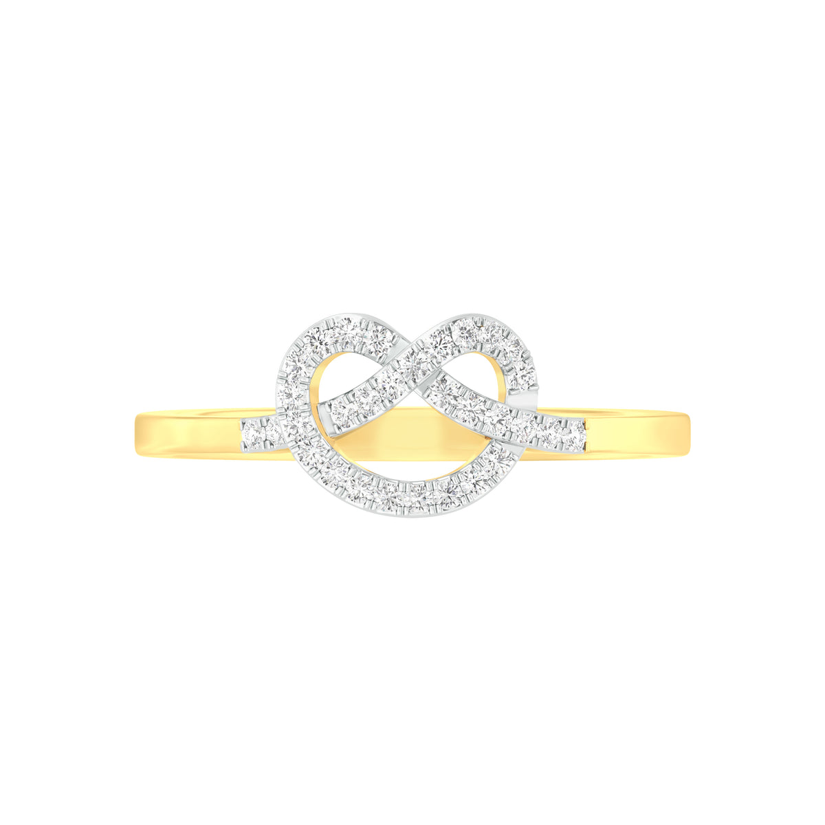 18k Yellow Gold and Diamond Fancy Ring in size  and total gold weight of 1.87g