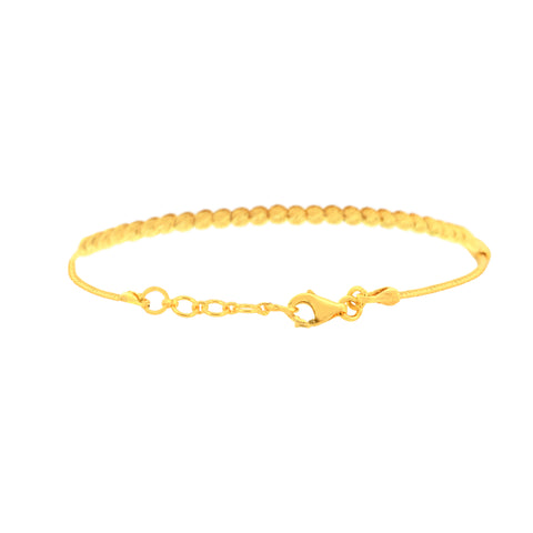 22K Yellow Gold Ball-Bead Bracelet