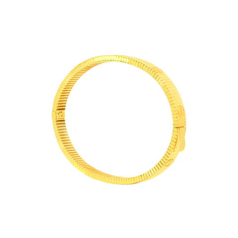 22K Yellow Gold Fancy Bracelets measuring 55mm thickness x 2.4inch length