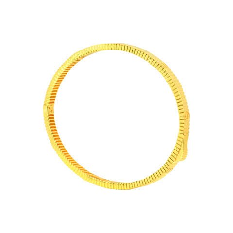 22K Yellow Gold Fancy Bracelets measuring 4mm thickness x 2.4inch length