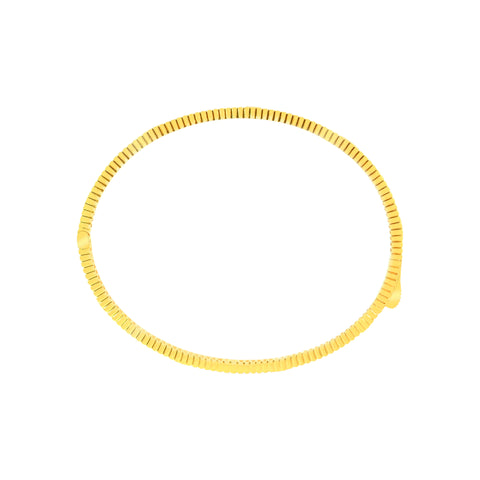 22K Yellow Gold Fancy Bracelets measuring 4mm thickness x 2.4inch length
