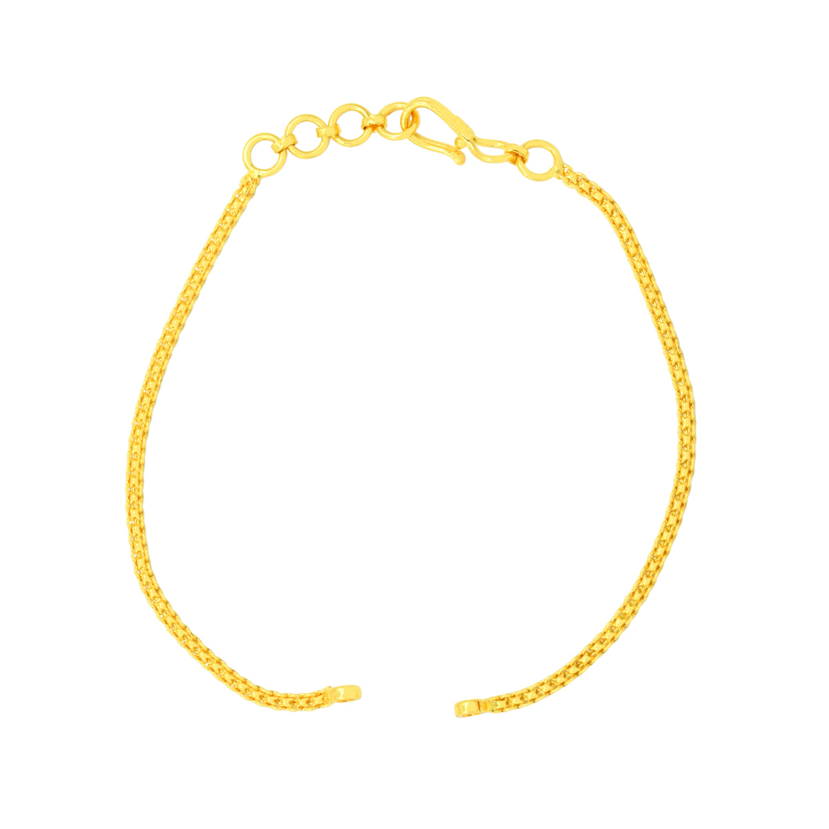 22K Gold 7.5 Inch Interlocking Back Chain Extender