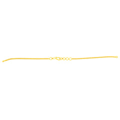 22K Gold 7.5 Inch Interlocking Back Chain Extender