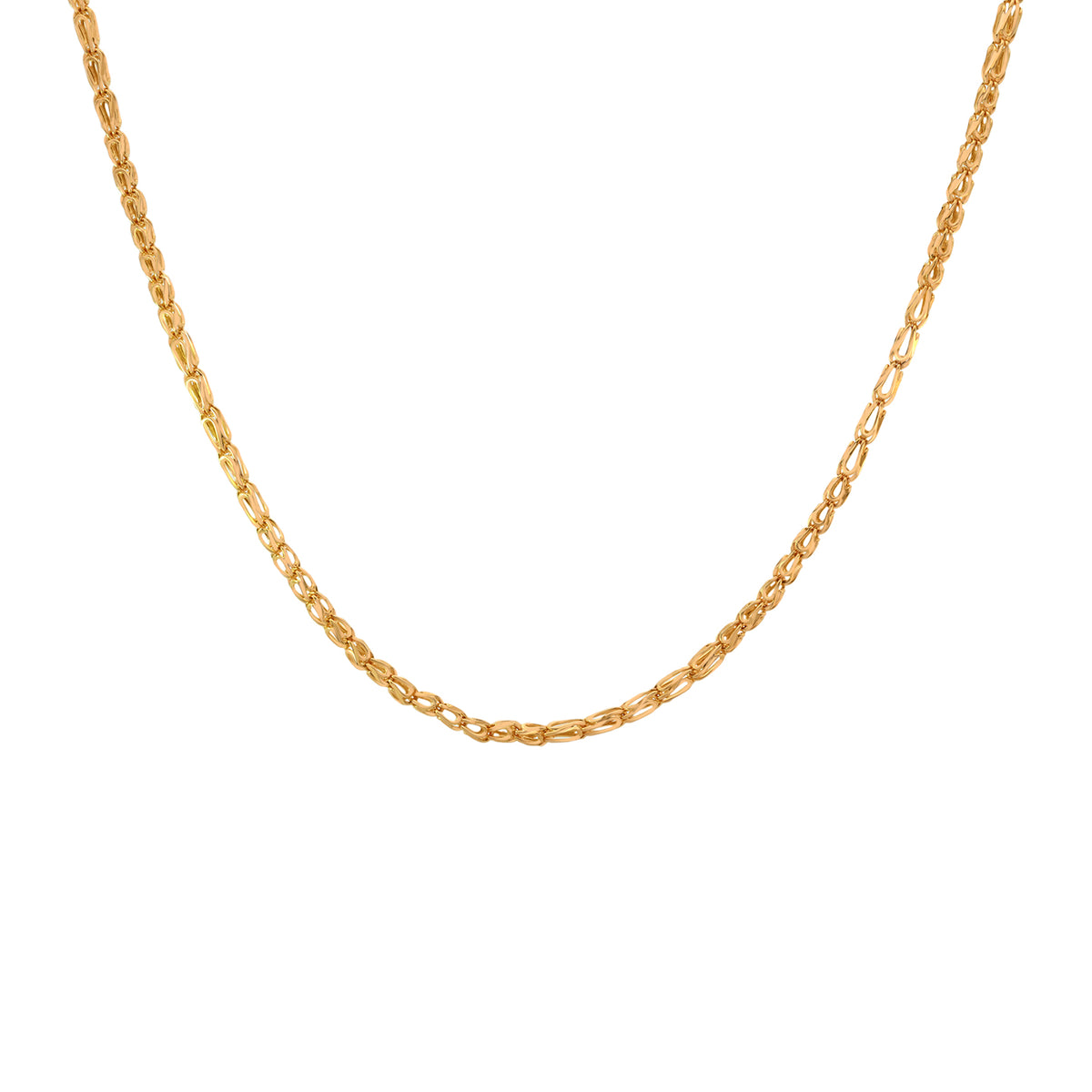 22K Gold South Indian Style Handmade Chain