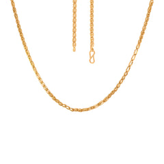 22K Gold South Indian Style Handmade Chain