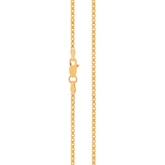 22K Gold Stylish 18 Inch Box Chain