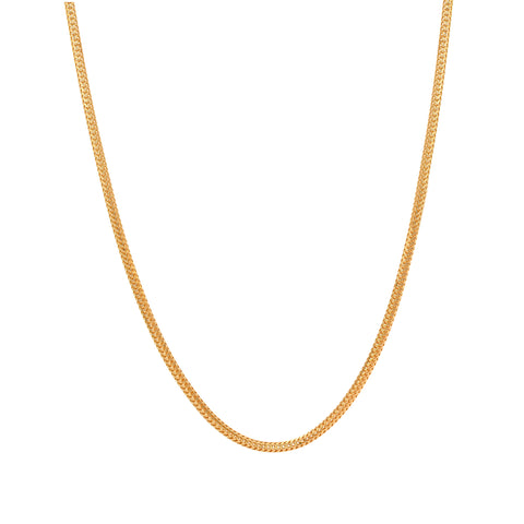 24'' Round Fox Yellow Gold 3MM