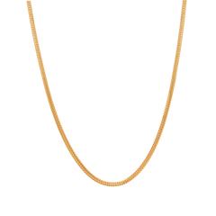 22K Gold Fox Chain 18 Inches